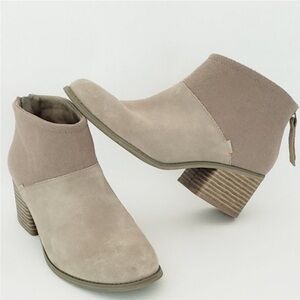 TOMS Lacy boot Desert Taupe Ankle Bootie